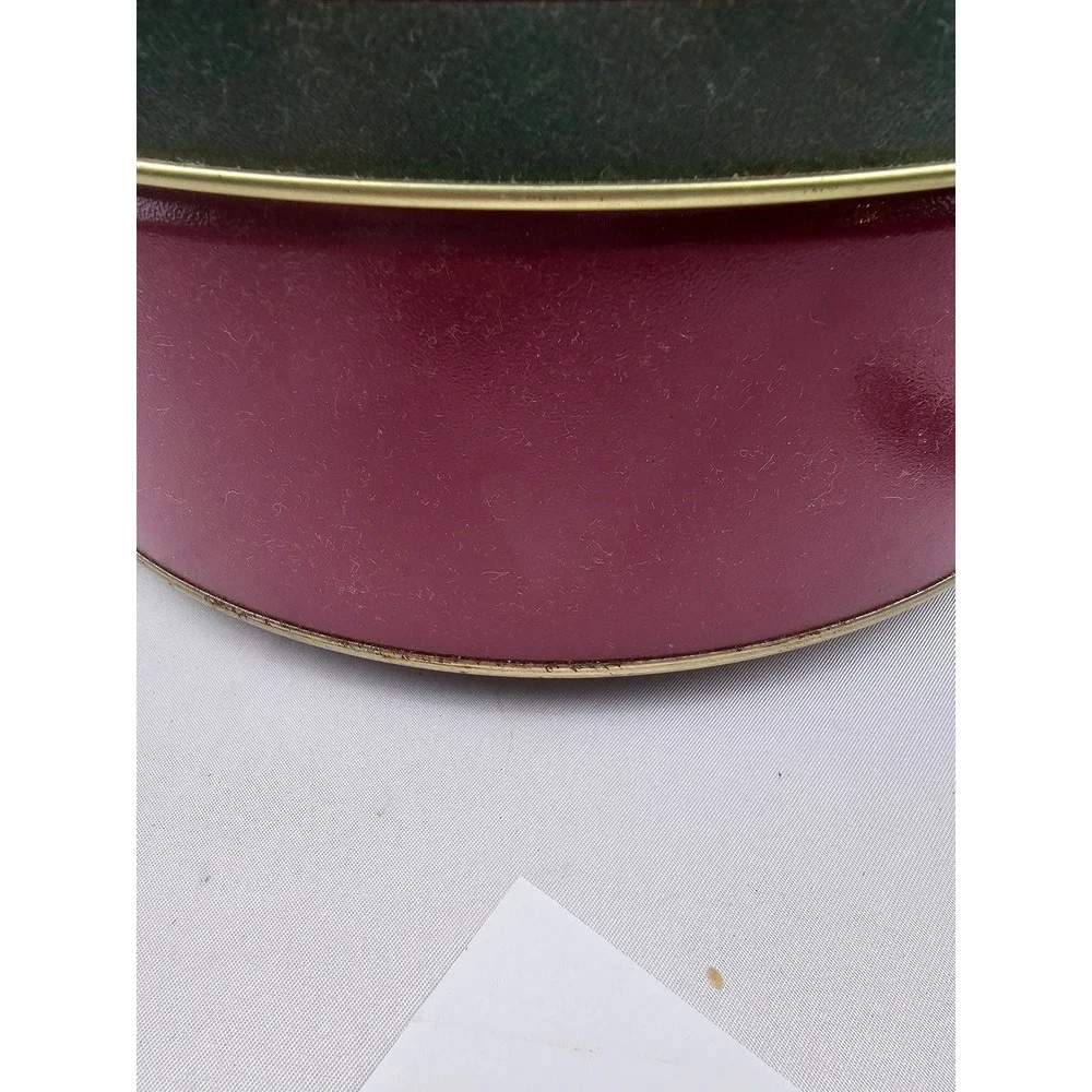 Christmas‎ Stocking Ornament Pinecone Rose Gold Glitter Set Decor Tin